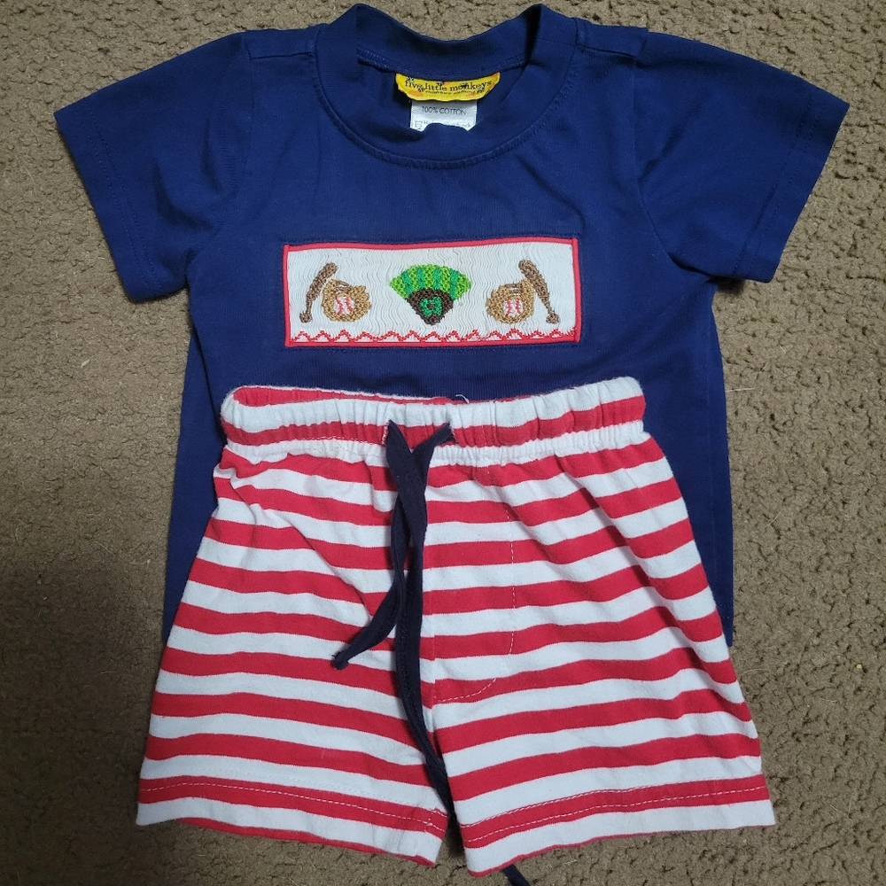 Boys Smocked Set